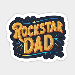 Rockstar Dad | Father's Day | Dad Lover y Sticker